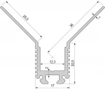 Профиль для светодиодной ленты EV-03-10 975460 Deko-Light
