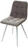 Стул CHILLI-Q графит #14, велюр / белый каркас, 4 шт/ 1 к