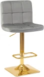 Стул барный GOLDIE (серый велюр (MJ9-75))