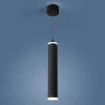 Подвесной светильник Elektrostandard DLR035 12W 4200K черный матовый (LED, 220V, на проводе, круглые)