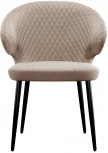 Стул DikLine 355 микровелюр Z128 бежевый, ножки черные