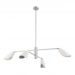 Потолочная люстра на штанге Evoluce Alton SLE1254-103-04 Серебристый/Белый, серебристый E14 4*60W