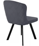 Стул 219 поворотный, B28 ANTRACITE, ножки черные Dikline 00-00062931