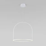 Подвесной светильник Eurosvet Over 90323/1 белый (LED, 220V, пульт управления, на тросе, круглые)