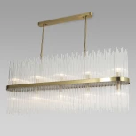 Подвесная люстра Wi-Fi на штанге Bogate's Allure 486/10 (220V, управление смартфоном, голосовое управление, умный дом - Minimir Home, Алиса, Маруся, Салют)