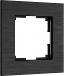 Рамка на 1 пост (черный алюминий) Werkel W0013508 (a066329)