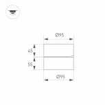 Спот Arlight RONDO 028156 (LED, 220V, круглые, IP40)