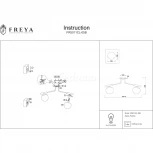 Потолочная люстра Freya Paolina FR5011CL-05B (220V, шарики)