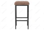 Барный стул Woodville Лофт ткань катания корица / черный матовый 432934