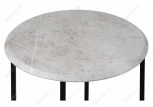 Журнальный столик Манеттия мрамор белый