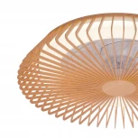 Потолочный светильник круглый с вентилятором Mantra Himalaya 7128 (LED, 220V, диммер, пульт управления, свето-шумовой датчик, управление смартфоном, умный дом - Tuya Smart, круглые)