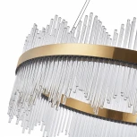 Подвесная люстра Arte Milano Venezia 311033/D600 BS (регулировка яркости, LED, 220V, хрусталь, пульт управления, на тросе, круглые)