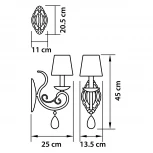 Бра Osgona Ricerco 693614 (220V, подвески)