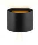 Настенный светильник светодиодный AM Group AM11 AM115-2X3W BK+GD (220V)