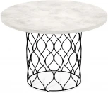 Столик журнальный Sheffilton SHT-TU49/ЛДСП 60 черный муар/хромикс белый от фабрики Sheffilton