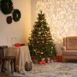 Светодиодная гирлянда Feron 32288 CL02 линейная, желтый c питанием от сети, с контроллером