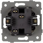 Механизм выключателя одноклавишный проходной SWT-MKP1-PL-WH-V (250V, 10A) (Arlight) 049871