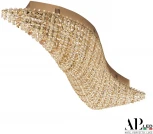 Потолочная люстра светодиодная APL LED Sicilia SH507.2.80.R.Gd.3000.Clear.721 (220V, хрусталь)