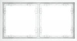 Рамка на 2 поста (белый матовый) Voltum S70 VLS100202