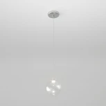 Подвесной светильник светодиодный Eurosvet WONDER со стеклянным плафоном 50232/1 LED прозрачный (220V, на проводе, шар)