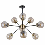 Потолочная люстра на штанге Citilux Планета CL105295 (220V, шарики, молекулы)