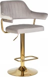 Стул барный CHARLY GOLD (серый велюр (MJ9-75))