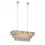Подвесная люстра Vitaluce V5265-8/23 (220V, хрусталь, на цепи)