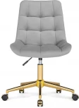 Компьютерное кресло Notta Честер светло-серый (california 900)/ золото 533182
