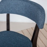 Стул R-Home Франк Сканди Блю Арт Венге