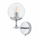 Бра Arte Lamp Bolla A1664AP-1CC (220V, выключатель, шар)