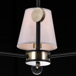 Потолочная люстра на штанге ILLUMICO IL0394-3CSQ-24 BK AB CASTOR (220V)