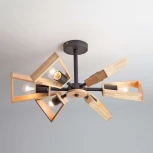 Потолочная люстра Eurosvet Klark 70056/6 черный (220V)