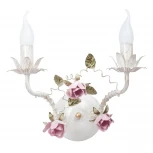 Бра Vitaluce V1137/2A (220V, выключатель, свеча, цветы, листья, природа)