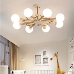 Потолочная люстра на штанге ImperiumLoft FINCH01 (220V, шарики, птички)