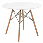 Стол Woodville Table 90 white / wood 15364