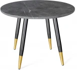 Стол SHT-TU14/90 МДФ черный муар/золото/мрамор премиум Sheffilton SHT-TU14 3382489901