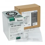 Трансформатор электронный для светодиодной ленты и оборудования на DIN-рейку 480W 24V Feron LB008 52138