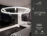 Подвесной светильник Ambrella COMFORT FL5288 (регулировка яркости, LED, 220V, пульт управления, на тросе, кольцо)