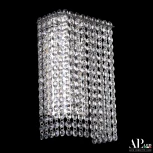Бра светодиодное APL LED Sicilia SH500.B1.16-27.A.Ni.4000 (220V, хрусталь, подвески)