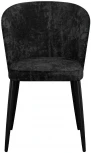 Стул DikLine 347 микровелюр M18 черный, ножки черные