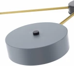 Потолочная люстра светодиодная на штанге Arte Milano Ferrara 252006/5 Bk/Gr (220V, круглые)