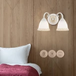 Бра Arte Milano AM347410 347410/2W WT+G (220V)