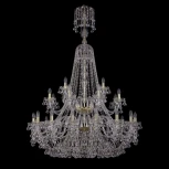 Подвесная люстра Bohemia 1409 1409/16+8+4/400/XL-164/2d/G