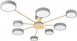 Потолочная люстра на штанге Loft It Sunrise 10316/8 Grey (LED, 220V, круглые)