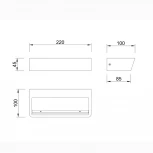 Настенный светильник светодиодный Mantra Altea 8093 (220V)