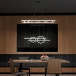 Светильник подвесной Novotech Ondo 359182, диммируемый, в комплекте пульт ДУ IP20 LED 4000К 116W 220V OVER (регулировка яркости, на тросе)