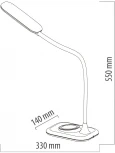 Офисная настольная лампа DeMarkt Ракурс 631036701