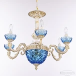 Подвесная люстра Bohemia AL7901 AL79101P/6/175 WMG P Aquamarine/M-1F