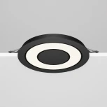 Встраиваемый светильник Maytoni Vector DL102-12W4K-B (LED, 220V, круглые)