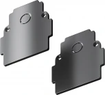 Заглушка торцевая 2шт встраиваемый черный Maytoni Accessories for tracks Gravity TRA010EC-42B